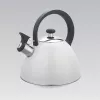Maestro MR-1302-WG fluitketel voor op het fornuis, 2,5 l, wit