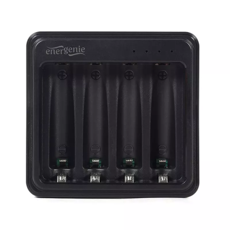 Batterijoplader Gembird BC-USB-03 USB-compatibel AA AAA zwart