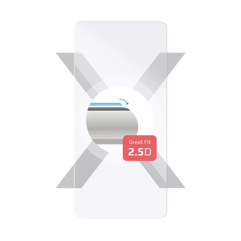 Fixed | 2.5D | displayschermfolie | Samsung | Galaxy A35 5G | gehard glas | transparant