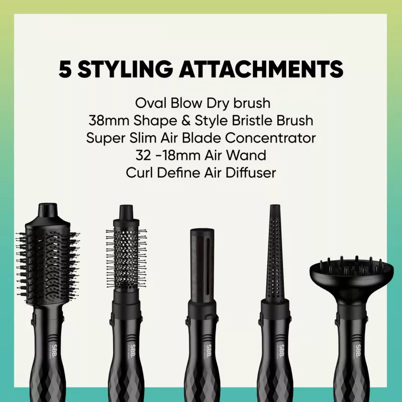 Haarstyler SBB 5-in-1 Blowdry and Style SBDR-2850-EU — multifunctionele haardroger en stylingtool