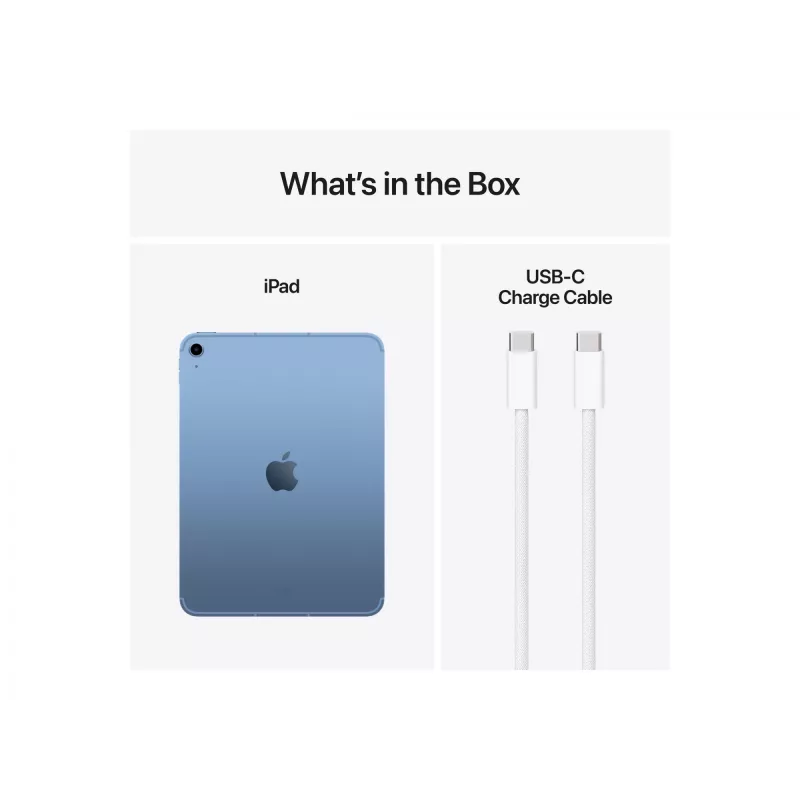 Apple iPad A16 tablet 11" 128 GB, Wi-Fi + Cellular 5G LTE-TDD & LTE-FDD, 2360 x 1640, Wi-Fi 6, iPadOS 18, blauw