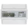 Qoltec driefasige bidirectionele elektronische meter | DIN-rail energieverbruiksmeter | 400V | 100A | LCD | 4P