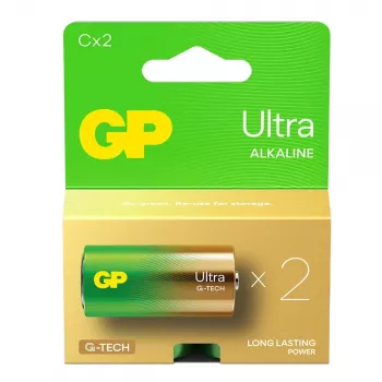 Alkalinebatterijen LR14 /C GP Ultra 2 stuks