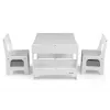 Kindermeubelset Milly Mally Sven White – model 5488, witte uitvoering