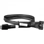 Icy Dock MB302L-B MCIO 8i (SFF-TA-1016) naar 2x OCuLink 4i (SFF-8611) kabel, PCIe 4.0, 0,5 m