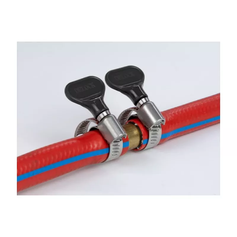 Vlindersluiting DeLOCK 19450 16-25mm 10 stuks zwart