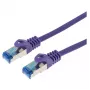 LOGON SSTP Cat5e-netwerkkabel paars 1 m (TCR55SS010V)