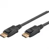 DisplayPort-kabel WENTRONIC 20-polig, 2 m – digitale High-Speed-videoverbinding