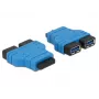 USB 3.0-hub DeLOCK 65670 zwart blauw