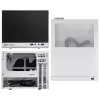 SilverStone SUGO SG13 - desktop - Mini-DTX - zonder voeding (AT / PS/2) - zwart, wit - USB/audio (SST-SG13WB-Q)