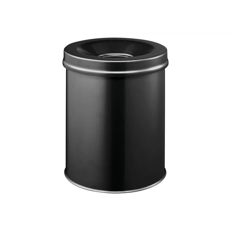 Ronde stalen afvalemmer Durable 3305-01 15L