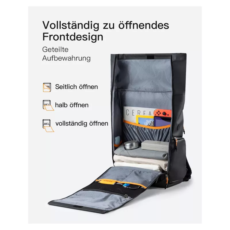 inateck laptoprugzak 15,6 BP01009 zwart 22-26,8 L