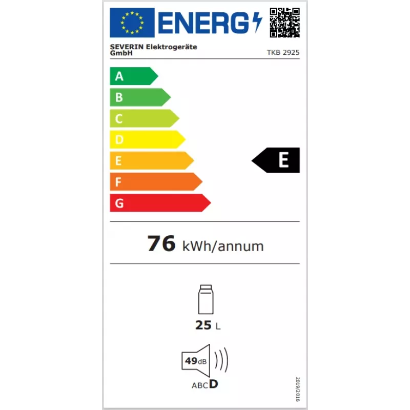 Severin TKB 2925 koelbox 25L elektrisch groen grijs