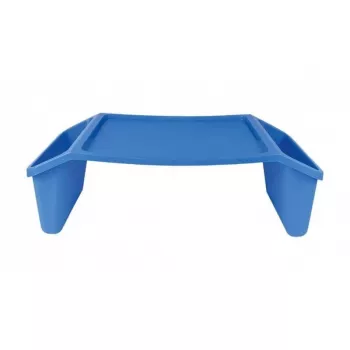Blauwe bedtafel / dienbladtafel