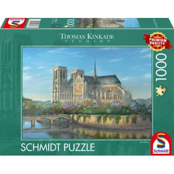 Thomas Kinkade Studios: Notre Dame, puzzel 1000 stukjes