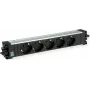 Bachmann STEP ALU 906.19145 stekkerdoos, 5x CEE 7/3 contactdozen, GST18