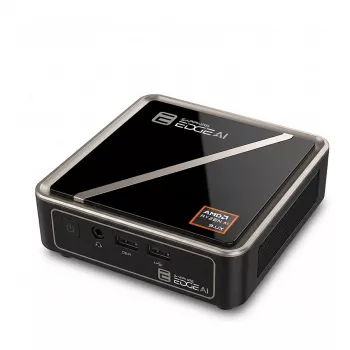 Barebone-mini-pc Sapphire EDGE AI 370 4H020-02-40G met AMD Ryzen AI HX 9 370 en AMD Radeon 890M