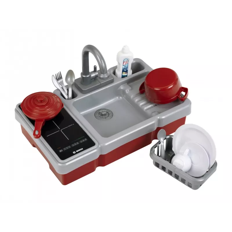 Speelgoedspoelbak met waterfunctie en licht KLEIN model 7110 – accessoire voor kinderspeelkeuken