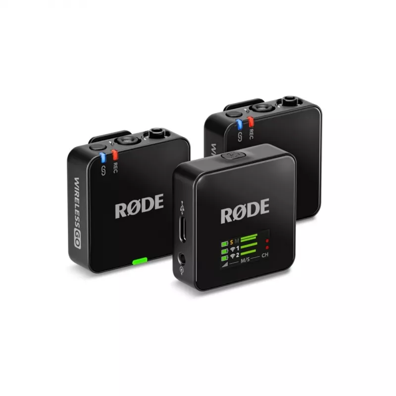 Rode Wireless Go Iii compact draadloos microfoonsysteem van de 3e generatie, zwart