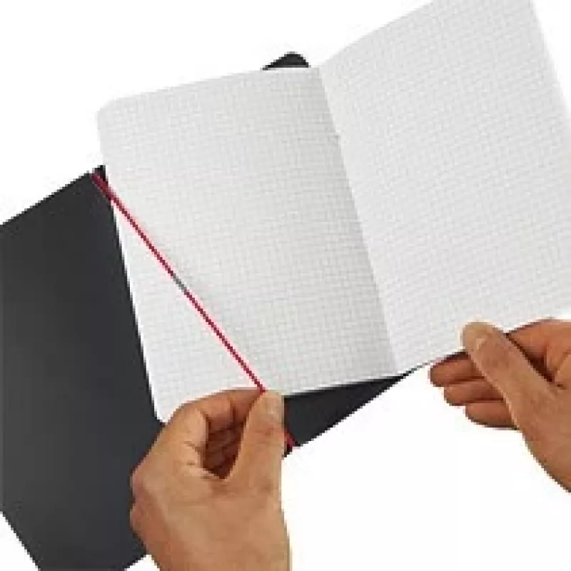 Schrijfblok Herlitz 11361599 A6 40 vel zwart