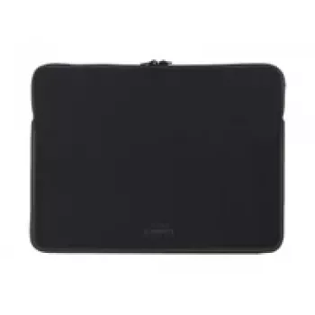 TUCANO Second Skin Elements neopreen hoes voor MacBook Air 15 inch zwart - vooraf - speciaal ontworpen voor de MacBook Air. Nauwsluitende hoes van neopreen