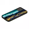 iKins hoesje voor Apple iPhone 12 / 12 Pro — paars agaatpatroon