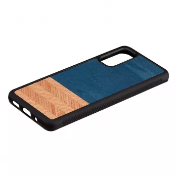 Telefoonhoesje man and wood Galaxy S20 denim zwart