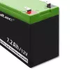 Qoltec 53062 AGM-accu | 12V | 7,2 Ah | max 108A