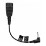 Kabel Poly 2,5 mm naar QD 0,45 m — Poly 85Q30AA
