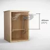 Keukenkast-opzet MACLEAN MC-497 lift voor bovenkasten, ophijsmechanisme