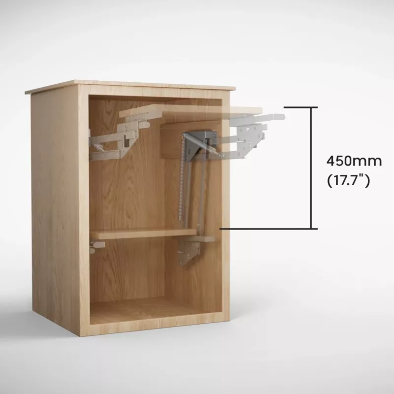 Keukenkast-opzet MACLEAN MC-497 lift voor bovenkasten, ophijsmechanisme