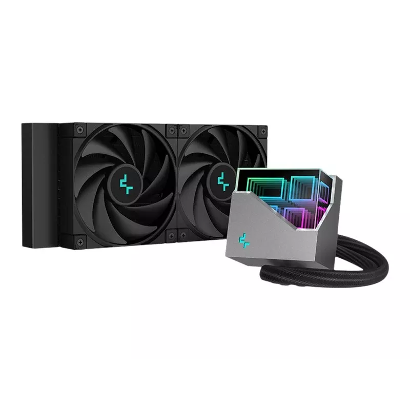 All-in-one-vloeistofkoeler DeepCool LT520 12 cm zwart 3,27 mmH2O