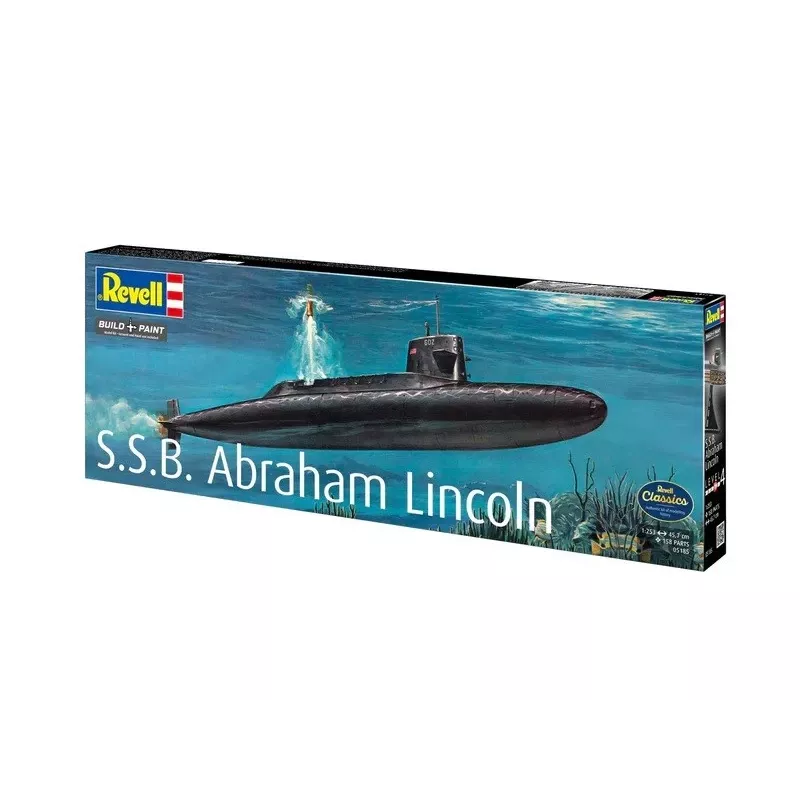 Kunststof modelschip REVELL S.S.B. Abraham Lincoln 1/253 schaal bouwpakket