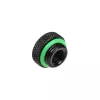 Fitting BitsPower BP-MBWP-C06V2 — messing zwart vloeistofkoelingsaansluiting, 18×18×10 mm