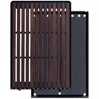 Lian Li DAN Cases A3-mATX Wood Edition frontpaneel, walnoot / zwart