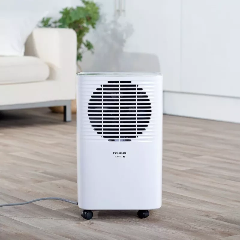 Luchtontvochtiger Taurus DH1201 — 2,5 L tank, 90 m³/h, 210 W, 43 dB, R290