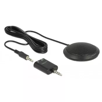 Tafelmicrofoon DeLOCK 65873 zwart