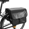 Fietspacktas Wozinsky dubbele drager tas 28 L zwart WBB34BK