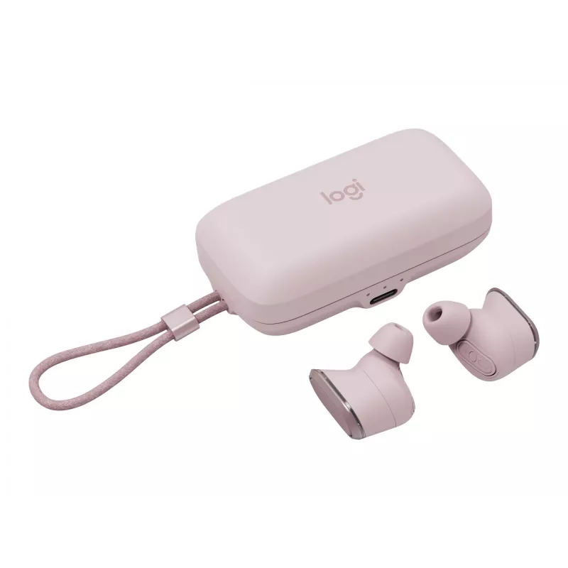 Logitech Zone True Wireless, in-ear-koptelefoon, ANC, rosé, roze, in-ear, Bluetooth, 985-001090