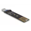 DeLOCK combo-converter voor M.2 NVMe PCIe of SATA SSD USB 3.2 Gen 2 zwart