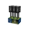 Beper P207ILO101 zonne-energie tuinlamp met grondpen, 12 led vlameffect, IP44, zwart