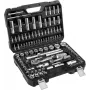 Dopsleutelset YATO YT-38791 — 108-delig, 1/2 inch aandrijving, inclusief ratel, zwarte koffer