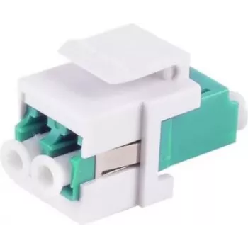 ShiverPeaks S/CONN 08-10202 LC-LC Duplex Keystone glasvezelkoppeling, aqua