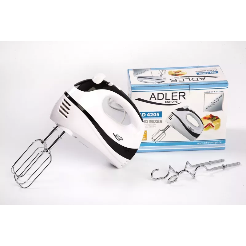 Adler AD 4205 handmixer zwart, wit 300 W