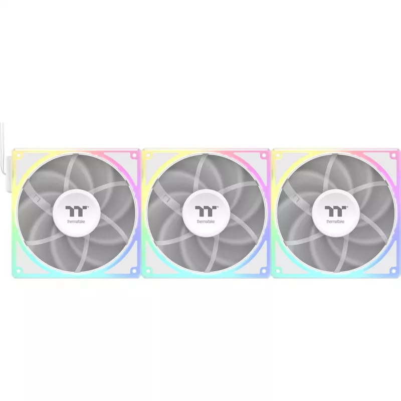 Ventilatorset THERMALTAKE TOUGHFAN EX 140 ARGB Sync White — 140 mm, 3-pack