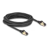 Netwerkkabel DeLOCK RJ45 Cat.6A stekker naar stekker S/FTP 5m zwart