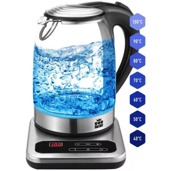 Elektrische waterkoker Forme FKG-1017 1,7 l 2200 W zwart