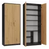 Topeshop OLIV 2D ANT/ART KPL boekenkast