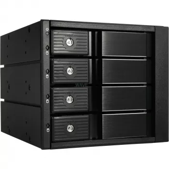 SilverStone SST-FS304-12G externe 3,5-inch behuizing, 4-bay – zwart