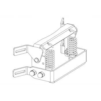 TARGUS hoofdscharnierset voor Kamado 22 inch / 21 inch — vervangende scharnierconstructie